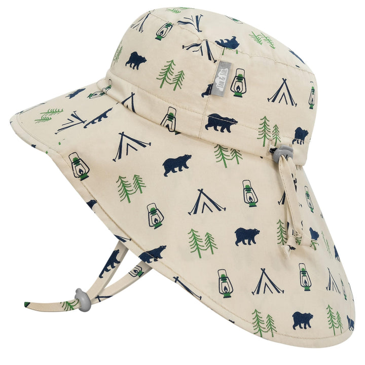 Jan & Jul 'Grow-with-Me' Baumwoll-Xplorer-Sonnenhut mit grosser Krempe für Babys, Kleinkinder und Ki