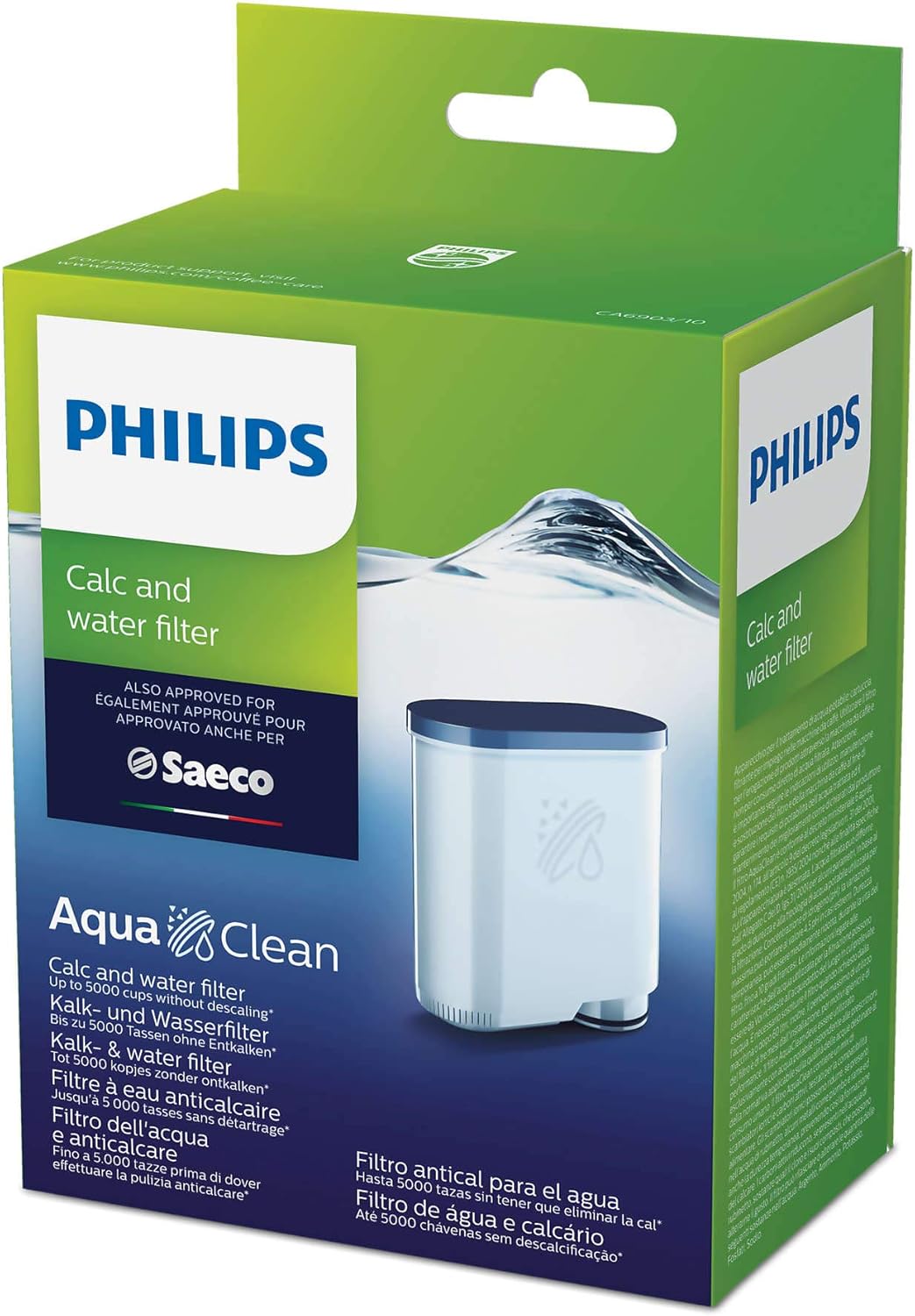 2 x Saeco AquaClean Kalk- und Wasserfilter