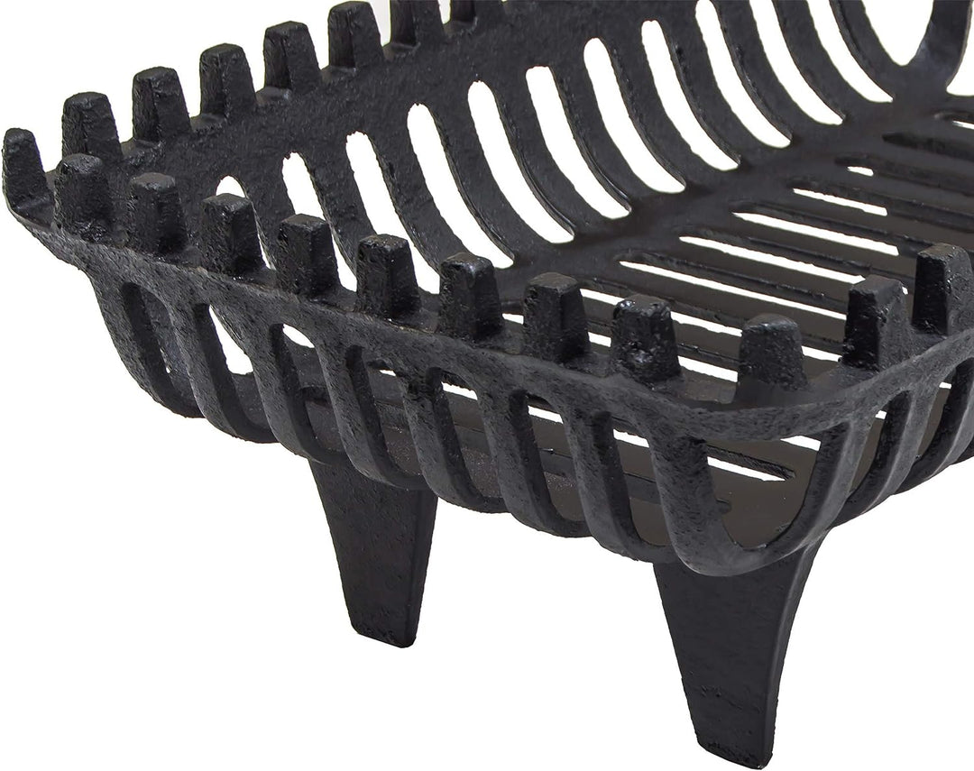 Fire Vida Holzkorb aus Gusseisen, gross, 45,7 cm, 45,7 cm