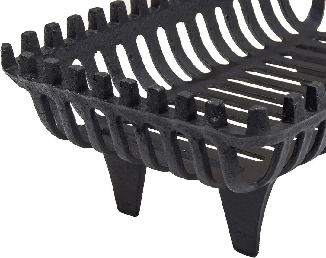 Kaminholz-Korb aus Gusseisen, Gitter, Gross von Fire Vida Large, Large