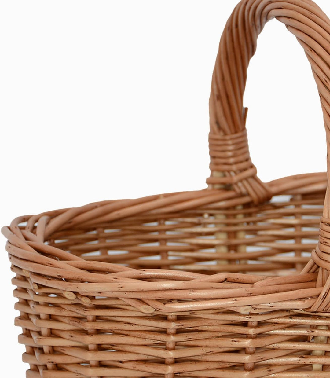 UNUS Kinder-Einkaufskorb Weidenkorb für den Kaufladen Picknickkorb Osterkorb braun Braun klein, Brau