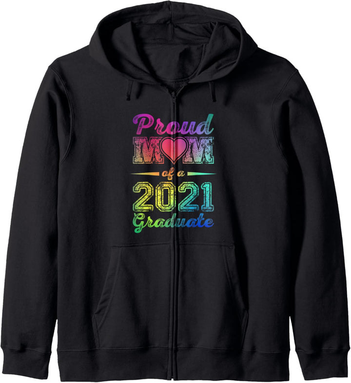 Stolze Mutter eines Kapuzenjacke