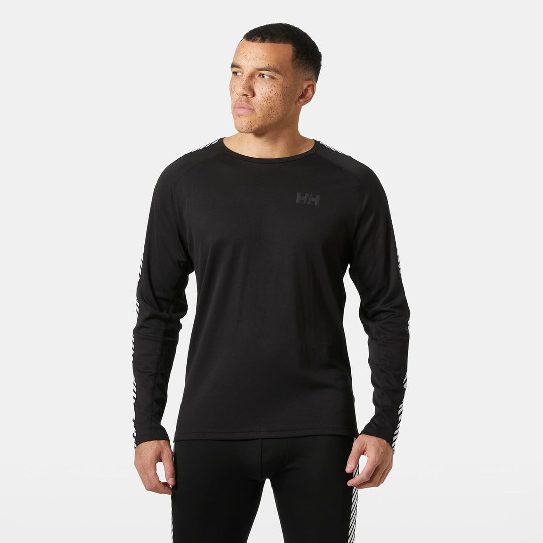 Helly Hansen Herren Lifa Active Stripe Crew Shirt S Schwarz, S Schwarz