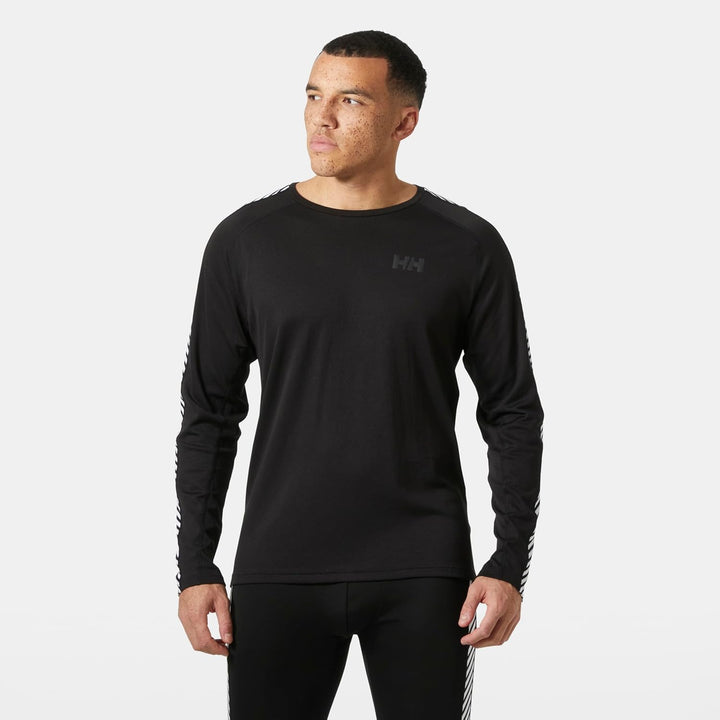 Helly Hansen Herren Lifa Active Stripe Crew Shirt S Schwarz, S Schwarz