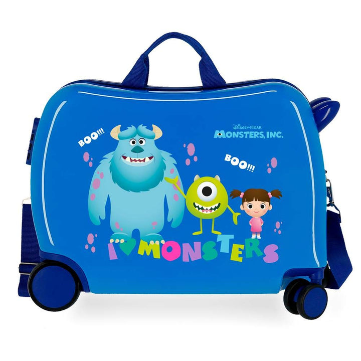 Disney Boo! Kinderkoffer, Blau, 50 x 38 x 20 cm, starr, ABS, seitlicher Zahlenkombinationsverschluss