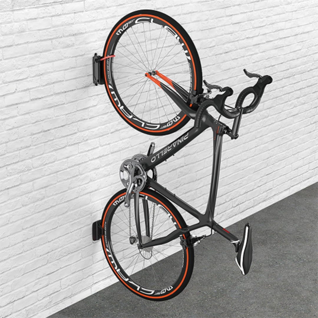 Maclean Fahrrad-Wandhalterung Vertikaler Wandfahrradträger Fahrradwandhalterung Fahrradhalter max. B