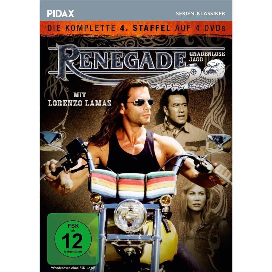 Renegade (Gnadenlose Jagd) Die komplette Kult-Action-Serie (110 Episoden in 5 Staffen) mit Lorenzo L
