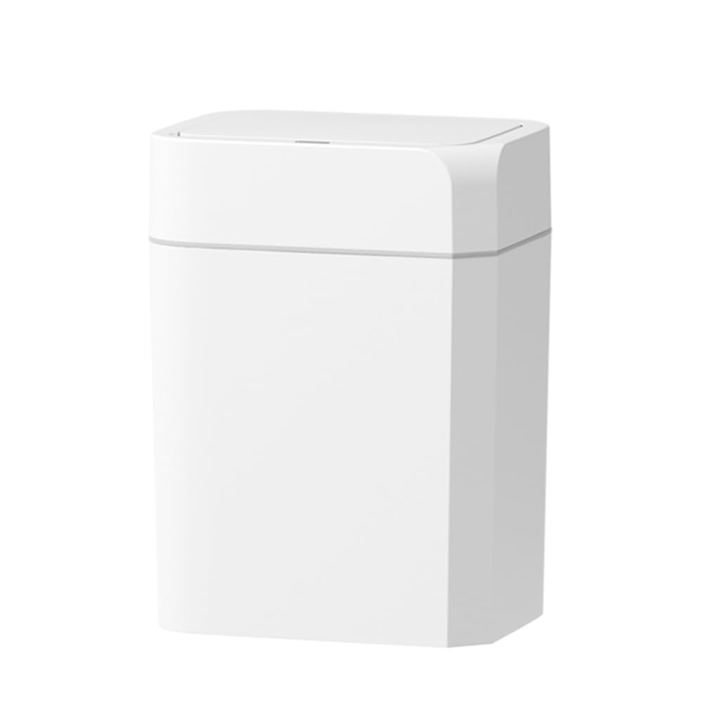 Automatischer Mülleimer 12L mit Sensor - Elektrischer Mülleimer mit Deckel für Küche, Bad, WC - Wass