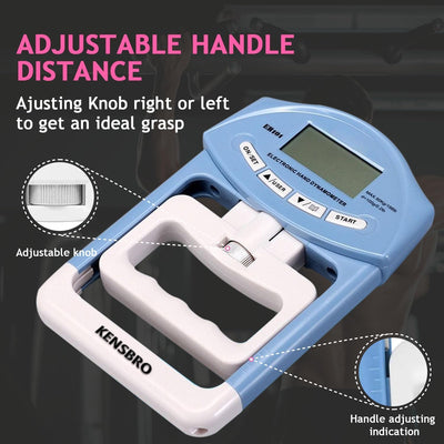 Kraftmesser - Griffkraft Messgerät und Handkraftmesser für präzise Messungen - Hand Dynamometer zur