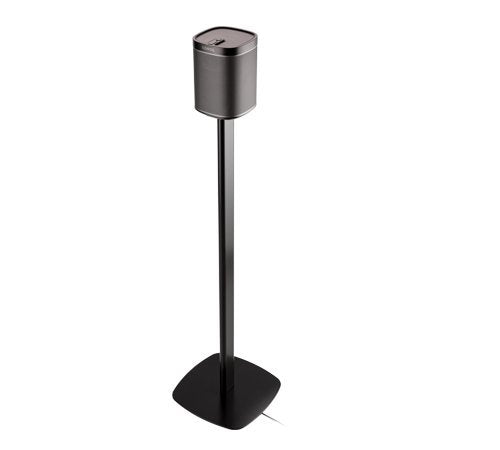 SONOROUS Connected Essentials SP 500-BLK Lautsprecherständer schwarz, Holz, Black, 77 x 30 x 7 cm