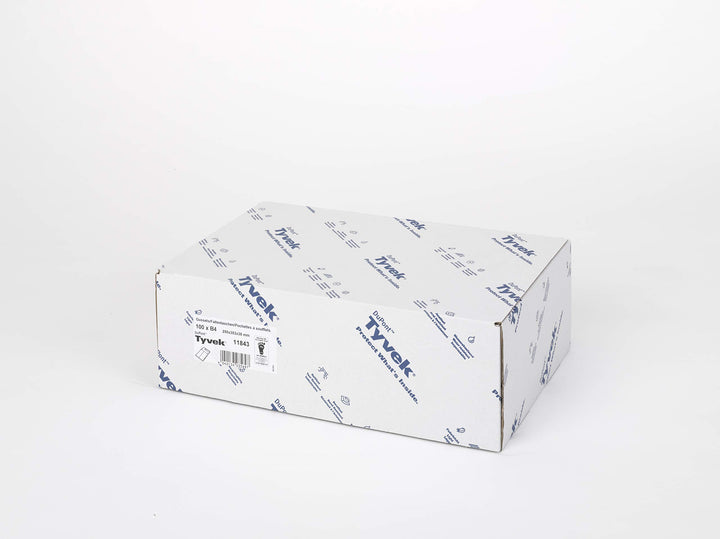 Tyvek Faltentasche mit Spitzboden B4 (353x250x38mm) haftklebend weiss 55g 100 Stück