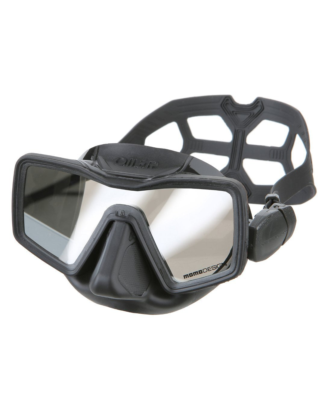 Aquasphere Unisex-Adult Apnoe Einglas Maske Einheitsgrösse Black Mirror Lenses, Einheitsgrösse Black