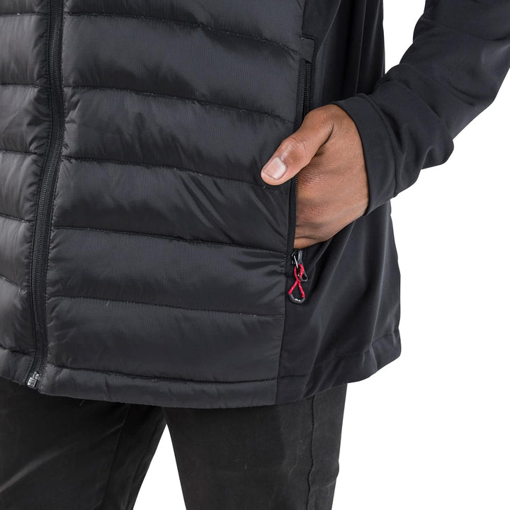 Trespass Herren Cade Jacke S Schwarz, S Schwarz