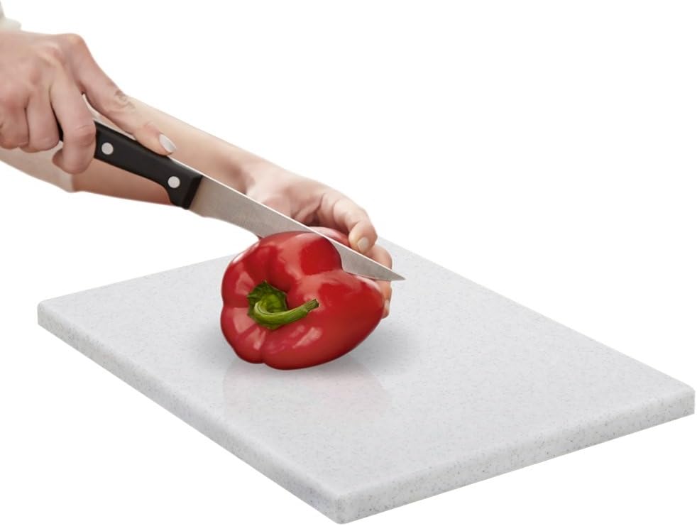 Metaltex 73381538 Polythene Chopping Board 33 x 23 x 1,5 cm Marble 33L x 23B cm Marmor, 33L x 23B cm
