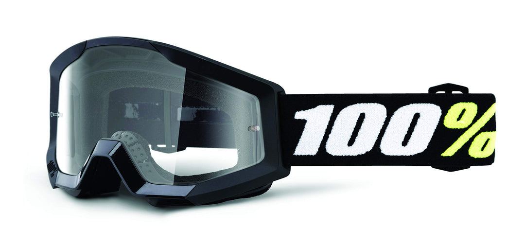 Unbekannt Unisex Strata Mini Goggle Motocross-/Radsportbrille. Einheitsgrösse Schwarz, Einheitsgröss