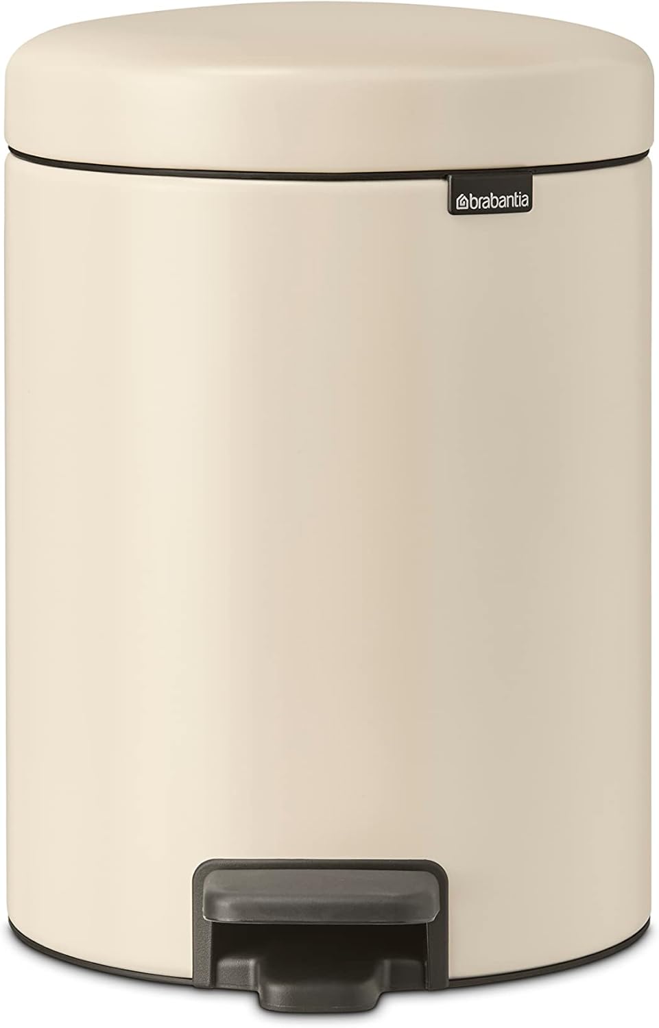 Brabantia - NewIcon Treteimer 5L - Kleiner Abfalleimer für Bad oder Toilette - Sanft Schliessender D