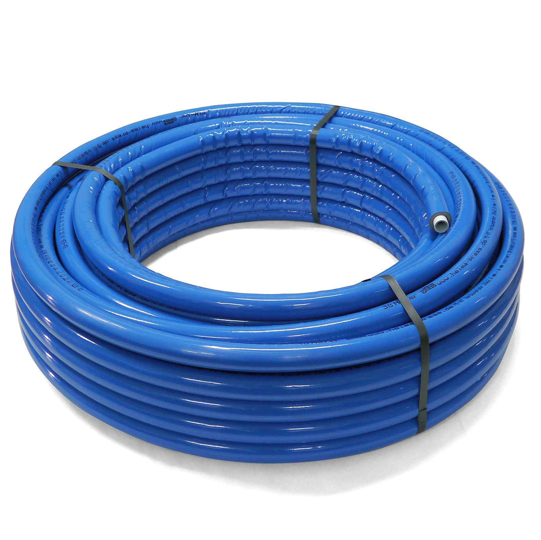 50m Pipetec Alu-Mehrschichtverbundrohr 20x2mm mit 6mm Isolierung, DVGW, 20x2mm mit 6mm