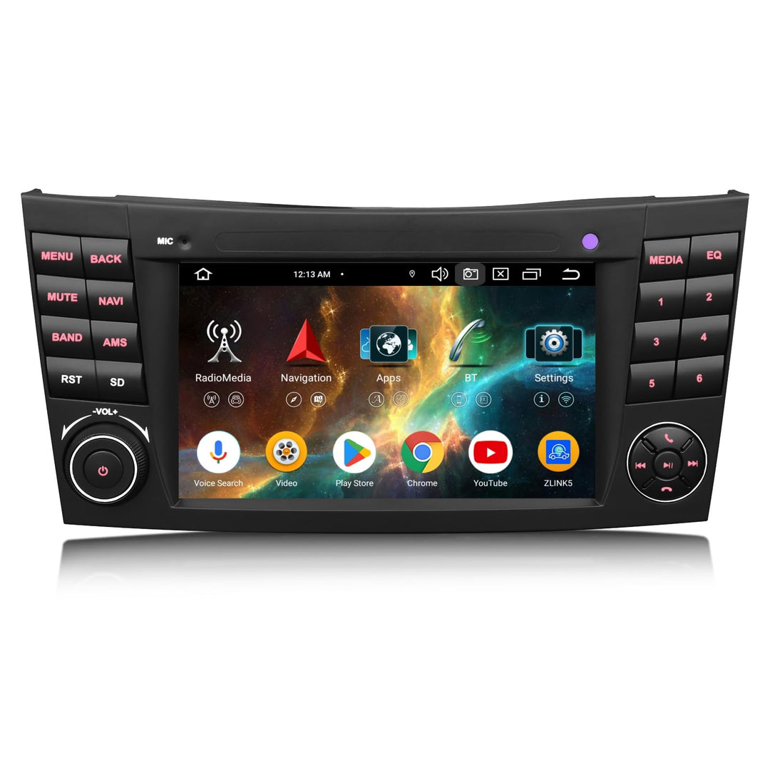 Acht-Kern Android 14 DAB+ Autoradio Für Mercedes Benz E-Klasse W211 CLS Klasse W219 mit Navigation G
