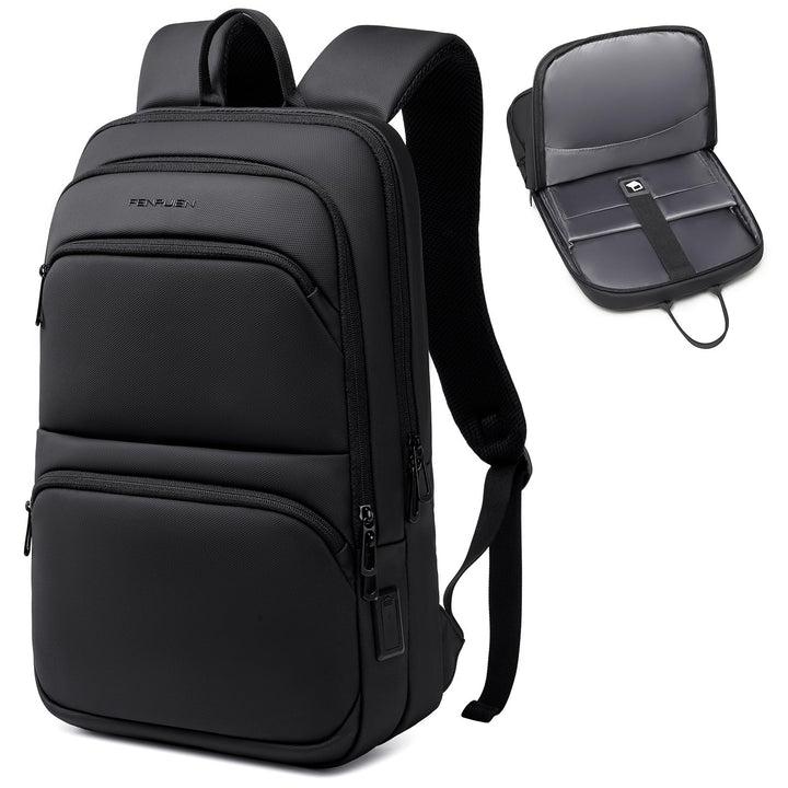 FENRUIEN Leichter Business Rucksack Herren 15.6 Zoll Wasserdicht Notebook Laptop Backpack 13L Laptop