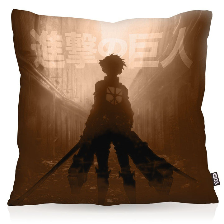 VOID Titanjäger Kissenbezug Kissenhülle Outdoor Indoor AOT on Attack, Kissen Grösse:80 x 80 cm, 80 x