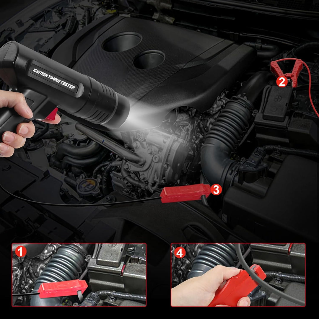 12V Professionelle Zündungsblitzlampe Zündung Timing auf Automotive, AutomotiveEngine-Timing-Licht e