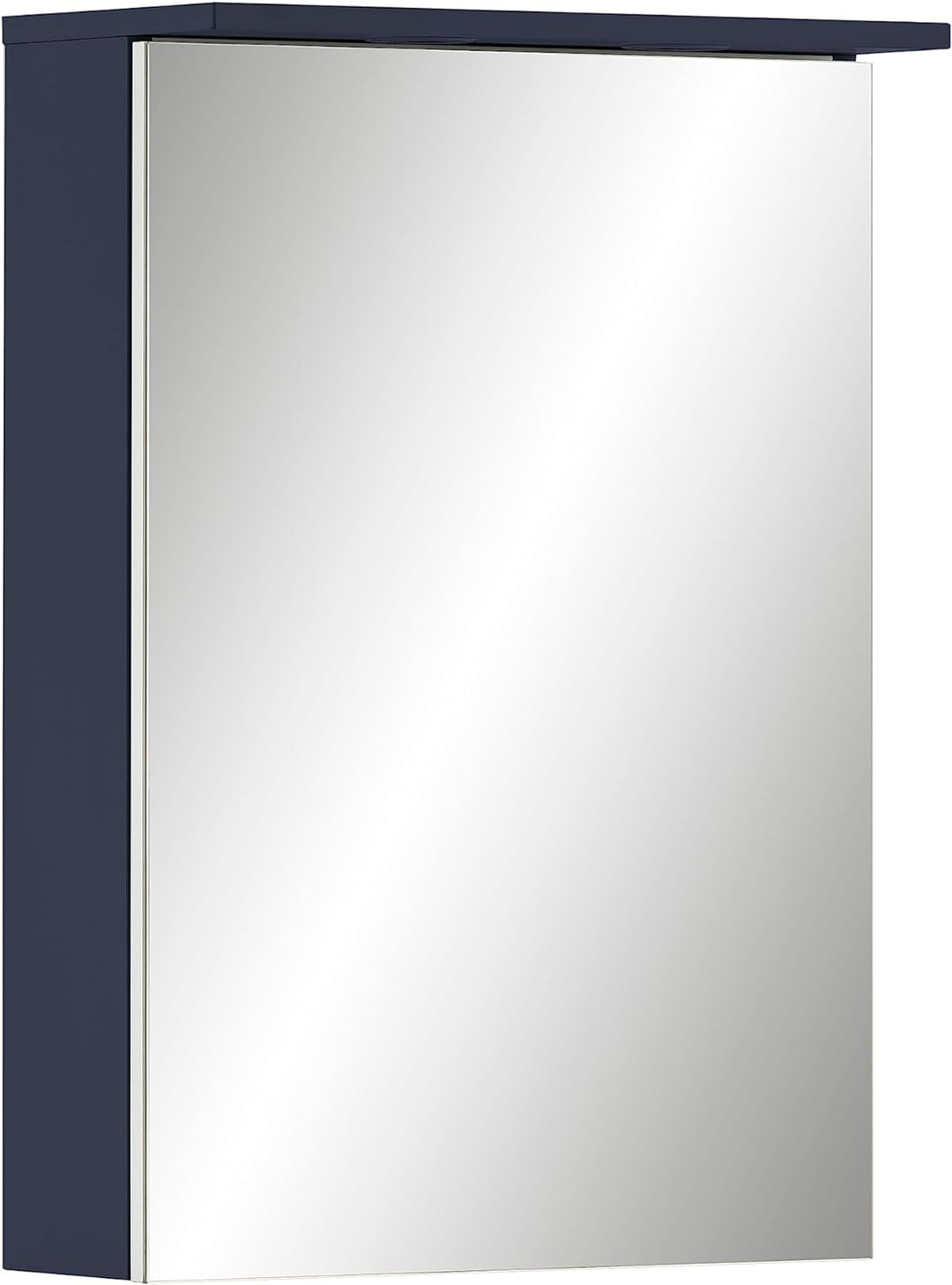 Schildmeyer Spiegelschrank Jesper, Holzwerkstoff, Nachtblau, 50,4 x 16 x 72,3 cm Nachtblau 50,4 x 16