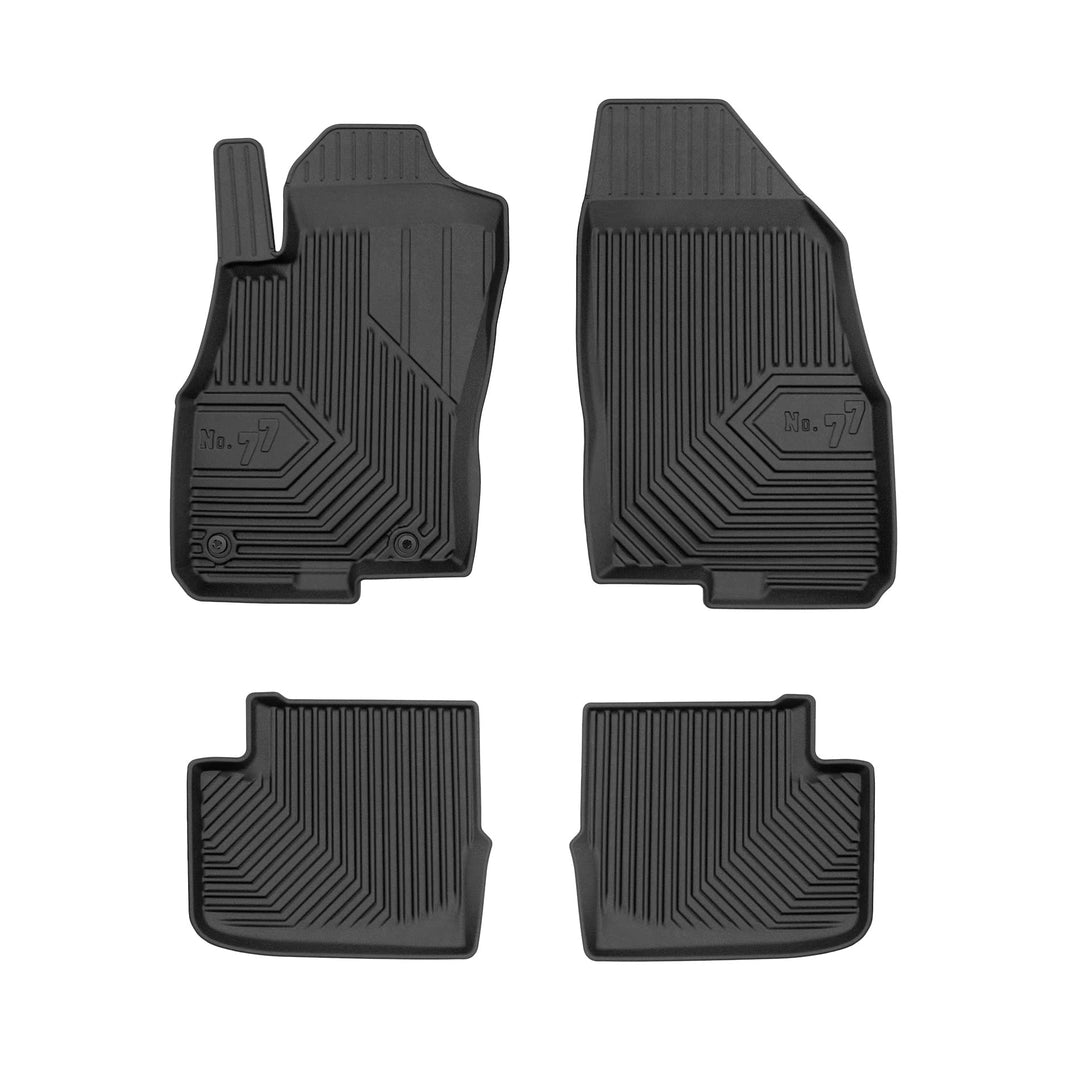 FROGUM No.77 Gummimatten Ganzjahresset von Auto Fussmatten Autofussmatten für FIAT Punto EVO 2009-20