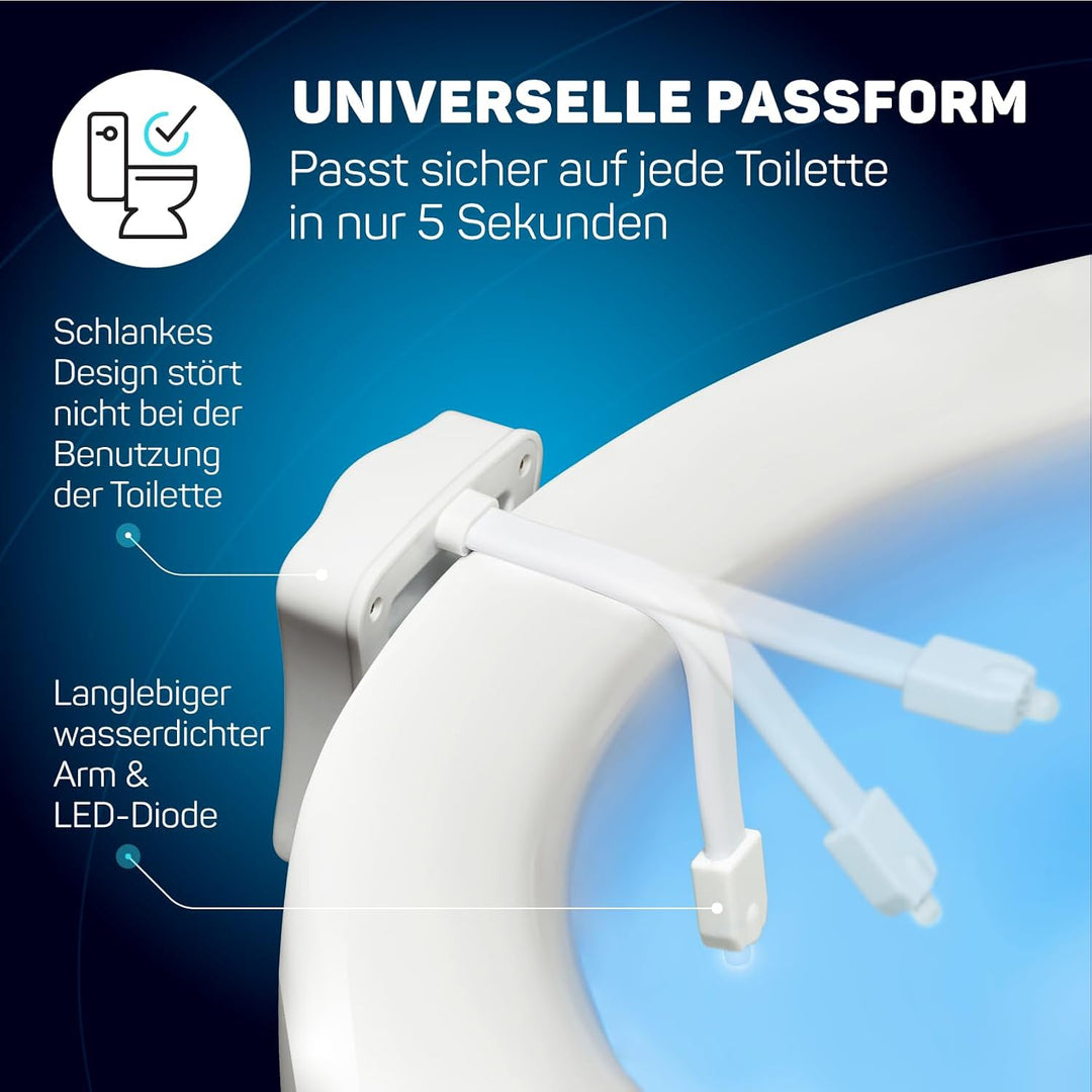 2 Stück Das Original WC Licht. LED Coole Gadgets für Männer Geschenke für Mama Papa Herren Lustige G
