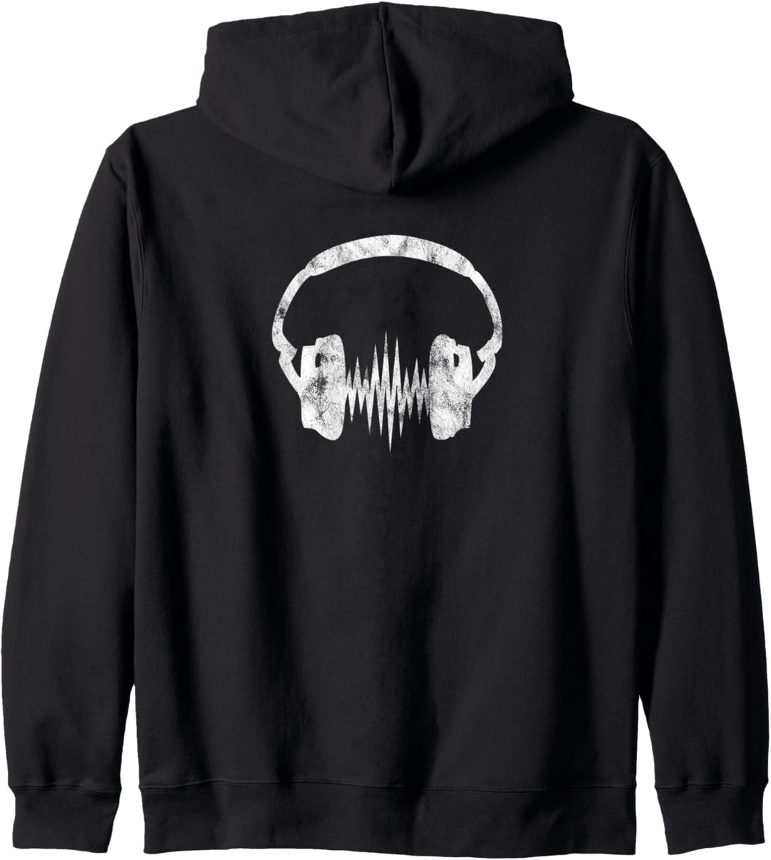 Kopfhörer Musik Puls Frequenz Welle Sound Musiker DJ Party Kapuzenjacke