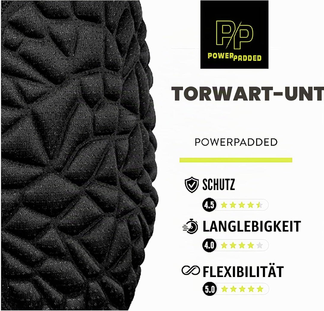 KEEPERsport PowerPadded Longsleeve Underwear Shirt Herren 140 Schwarz/Gelb, 140 Schwarz/Gelb