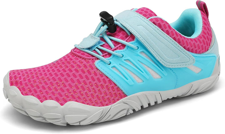 SAGUARO Jungen Mädchen Barfussschuhe Atmungsaktiv Badeschuhe für Kinder Gr.24-36 27 EU Rosa, 27 EU R