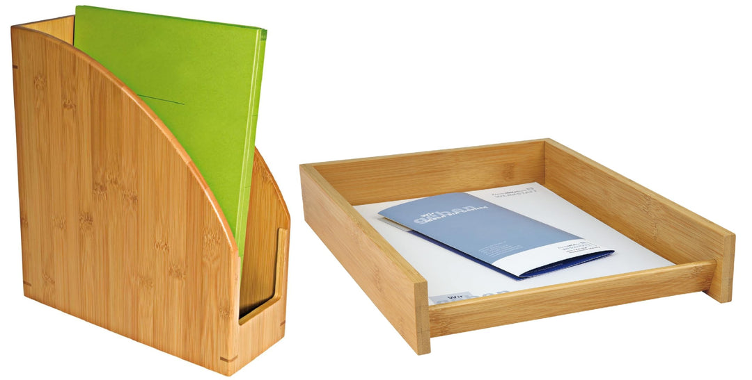 WEDO Klemmbrett DIN A4 aus Bambus, nachhaltiges Schreibbrett aus Holz, Clipboard für Büro und unterw