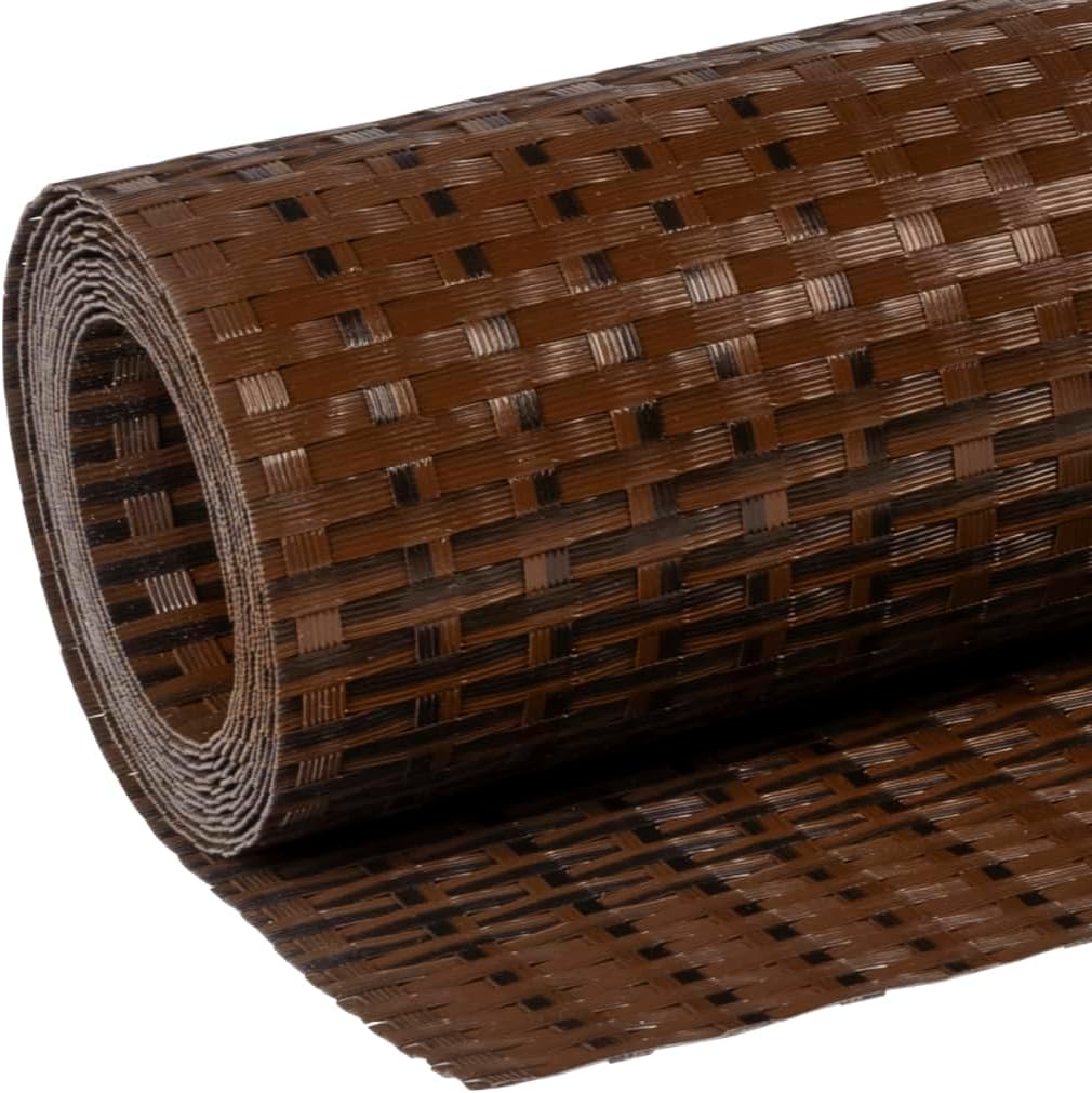 vidaXL Balkon Sichtschutz, Balkonbespannung Rattan-Optik, Sonnenschutz Windschutz für Terrasse Garte