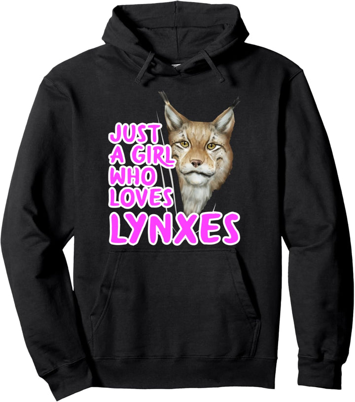 Luchs Outfit Damen Mädchen Tierfreund Geschenk Luchs Pullover Hoodie