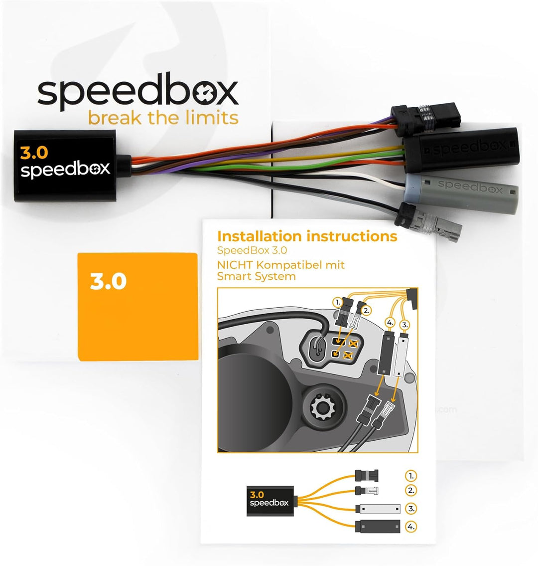 SpeedBox 3.0 for Bosch Ebike Tuning, Black, Small