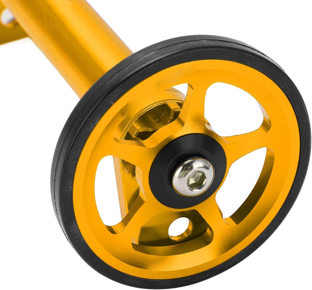 Alomejor Easy Wheel Faltrad-Verlängerungsstange Teleskop-Verlängerungsstange für Brompton 3sixty Gol