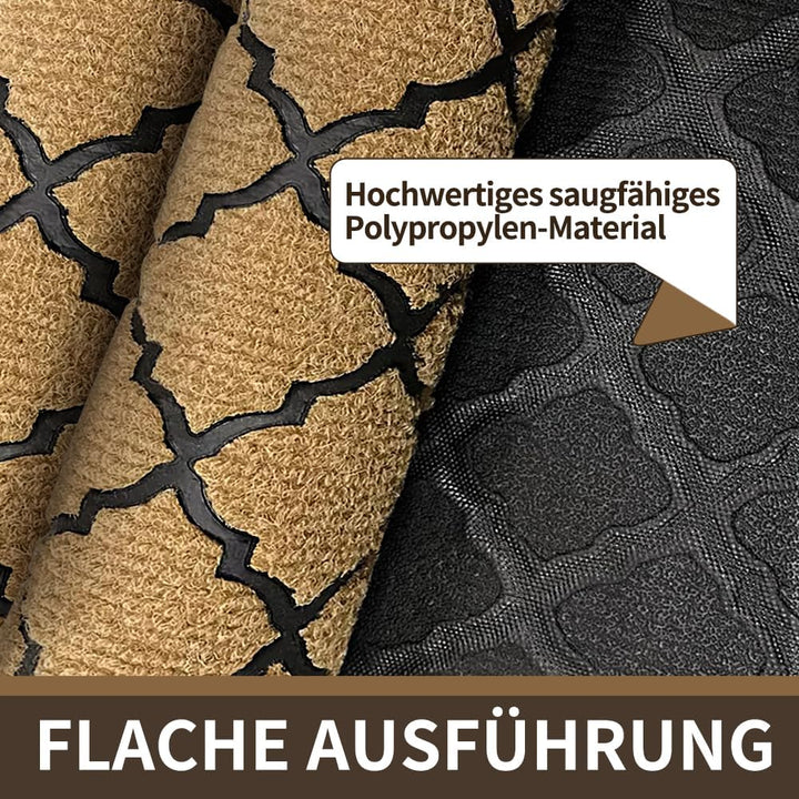Qingbei Rina 60 x 90 cm Fussmatte aussen, rutschfeste Schmutzfangmatte Türmatte, Waschbar Fussmatte