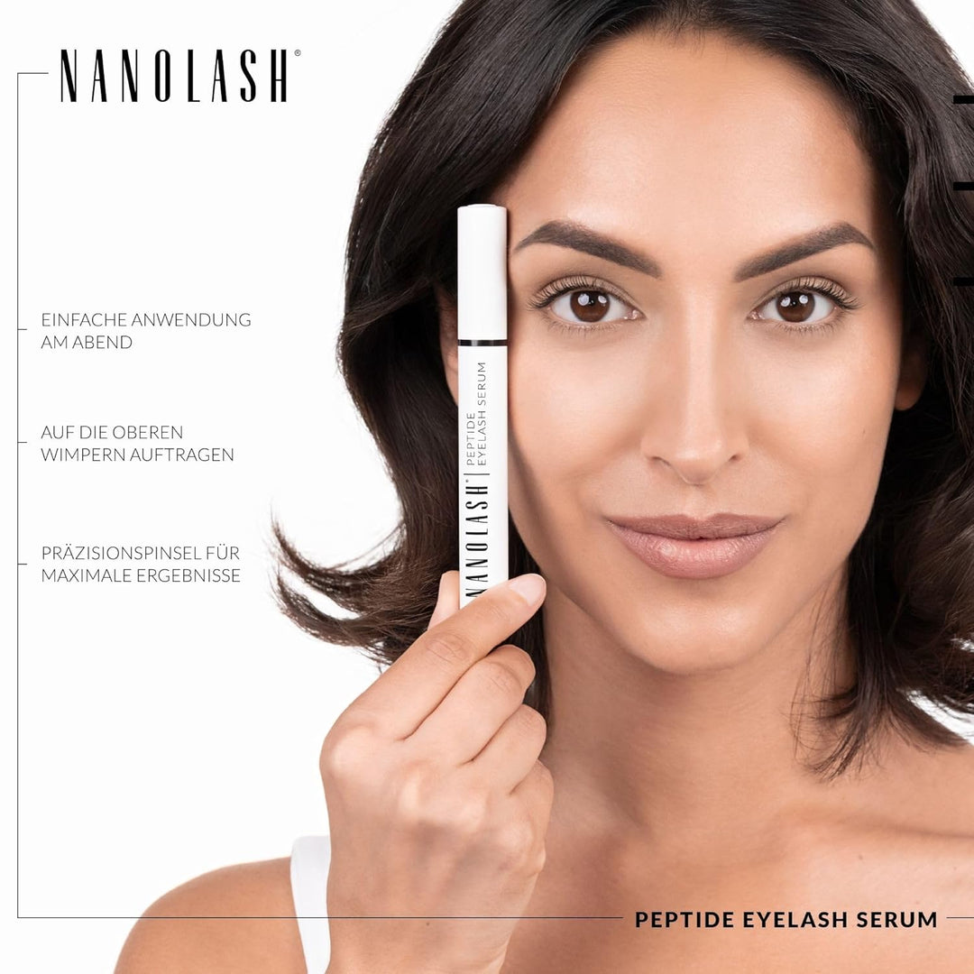 Wimpernserum Nanolash 5 ml - Wimpern serum ohne hormone, Serum für Wimpern, Wimpern serum mit Peptid