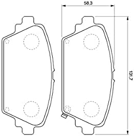 Bosch BP379 Bremsbeläge - Vorderachse - ECE-R90 Zertifizierung - vier Bremsbeläge pro Set