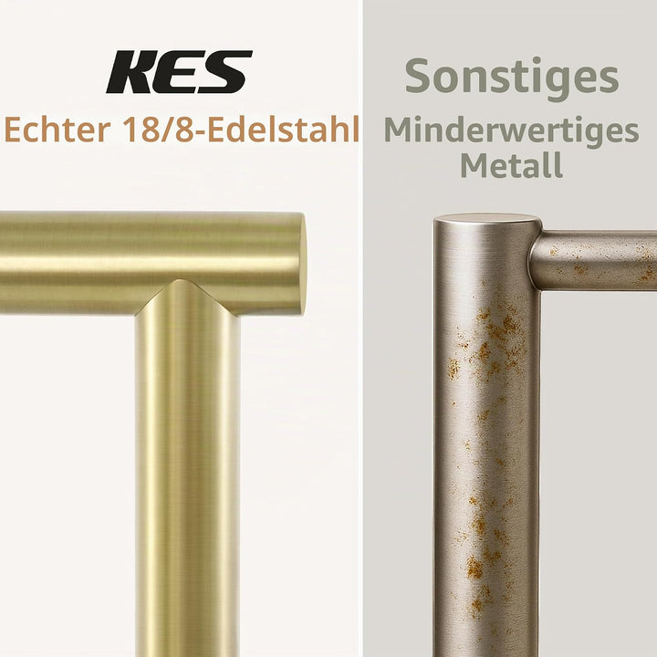 KES Toilettenpapierhalter Stehend Klopapierhalter Edelstahl Klorollenhalter mit Marmor Basis Toilett