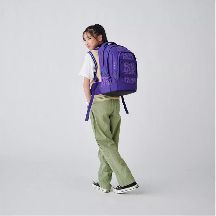 Satch pack Schulrucksack ab 5. Klasse ergonomisch 30L Stauraum standfest Organisationstalent Bright