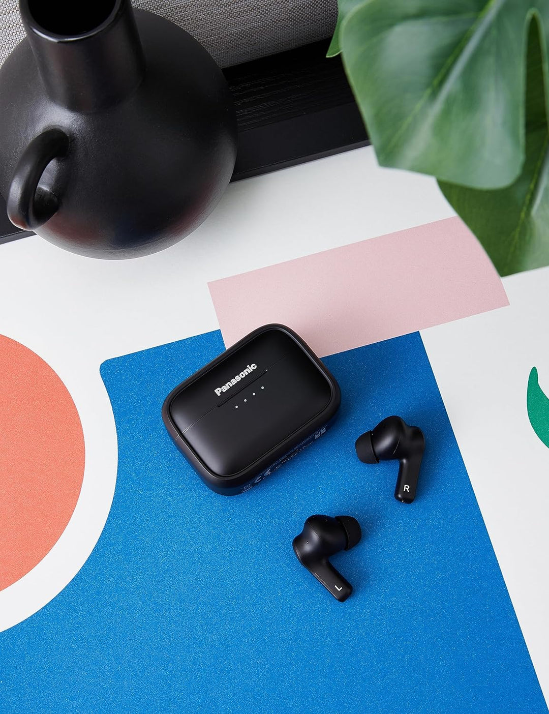 Panasonic RZ-B210-K True Wireless In-Ear Kopfhörer - Bluetooth, Touch-Bedienung, Sprachsteuerung, ka