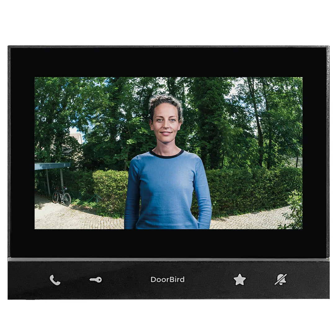 DoorBird A1103 IP Video Innenstation Black Edition | Inneneinheit für IP-Video-Türsprechanlage mit D