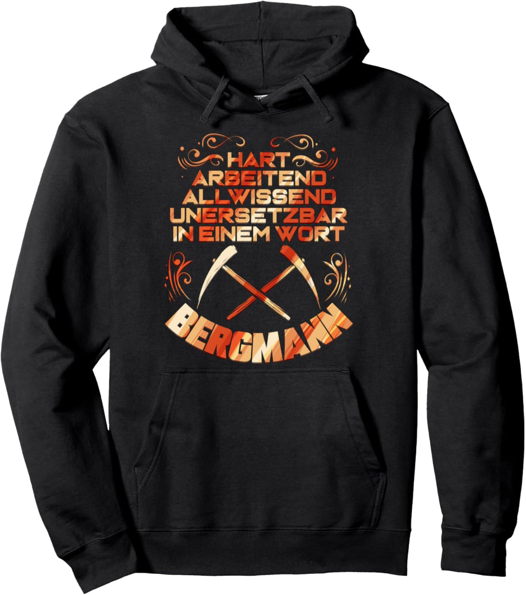 Minenarbeiter Geschenk für Bergmänner Bergbau Kohle Mine Pullover Hoodie
