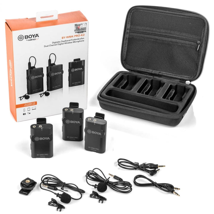 Walimex pro Boya WM4 Pro K-2 Mikrofon 3er Set