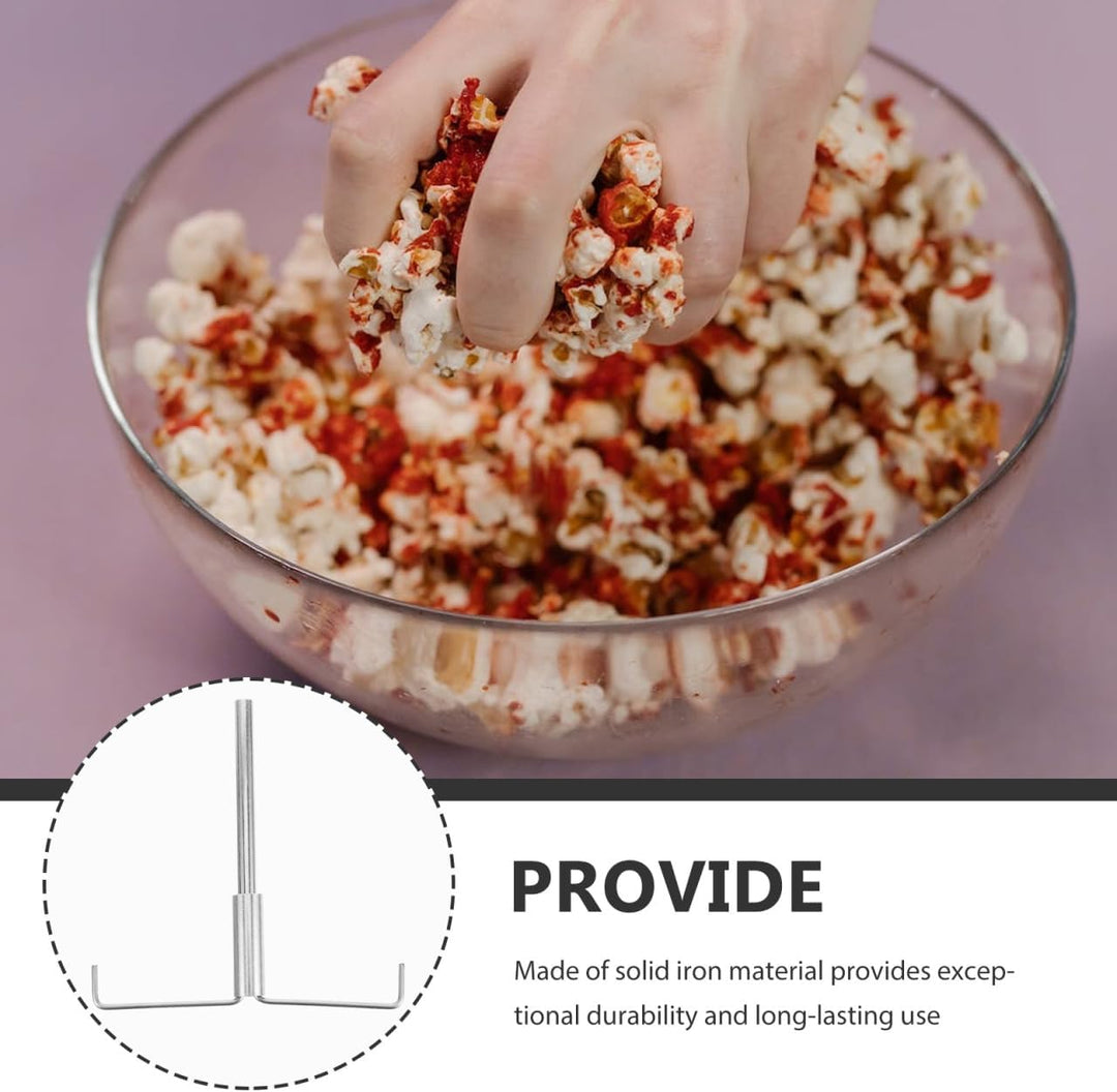 BESTonZON Popcorn Maschine Ersatz Rührstab Mixer Zubehör Aus Eisen Langlebiger Popcorn Rührdraht Für