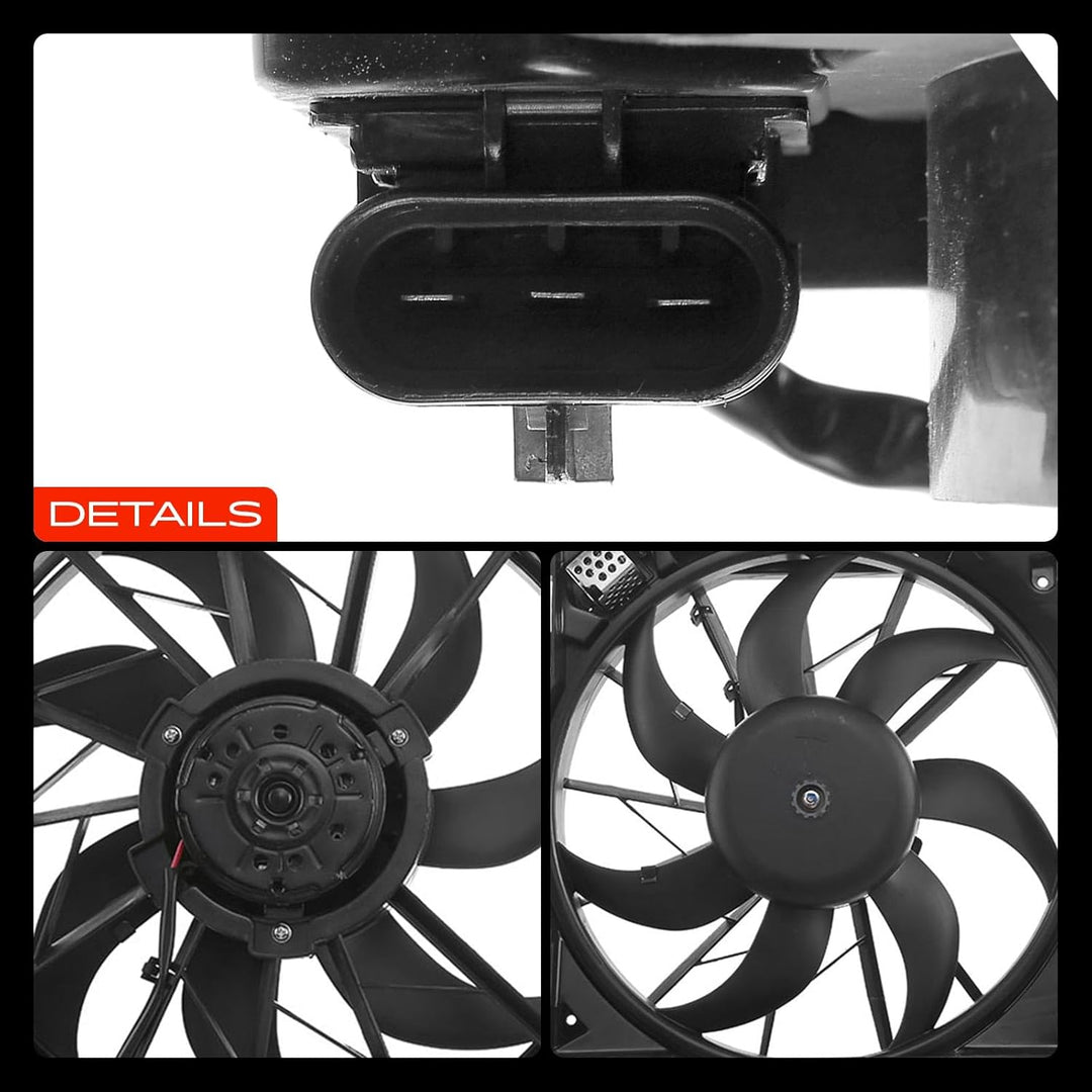Kühlerlüfter Motorkühlung Lüfter für Astra H L48 L35 L08 L70 L69 L67 Zafira B A05 I4 1.6L 1.8L Ø: 39