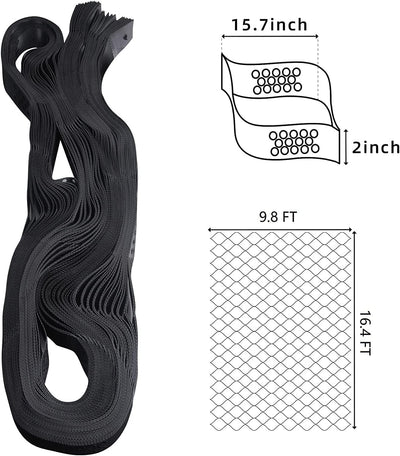 2PCS Kiesgitter Kiesmatten Kieswaben,3x5m=15m² Rasengitter Geogitter Wabengitter Gitterplatten Boden