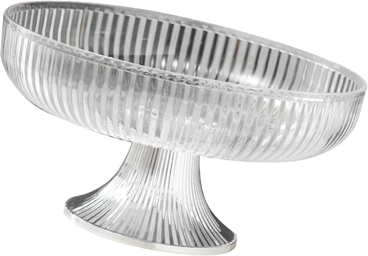 Buachois Obstschale für Küchentheke, 24,5 cm Durchmesser, Stilvoll, Multifunktional, Durchscheinend,