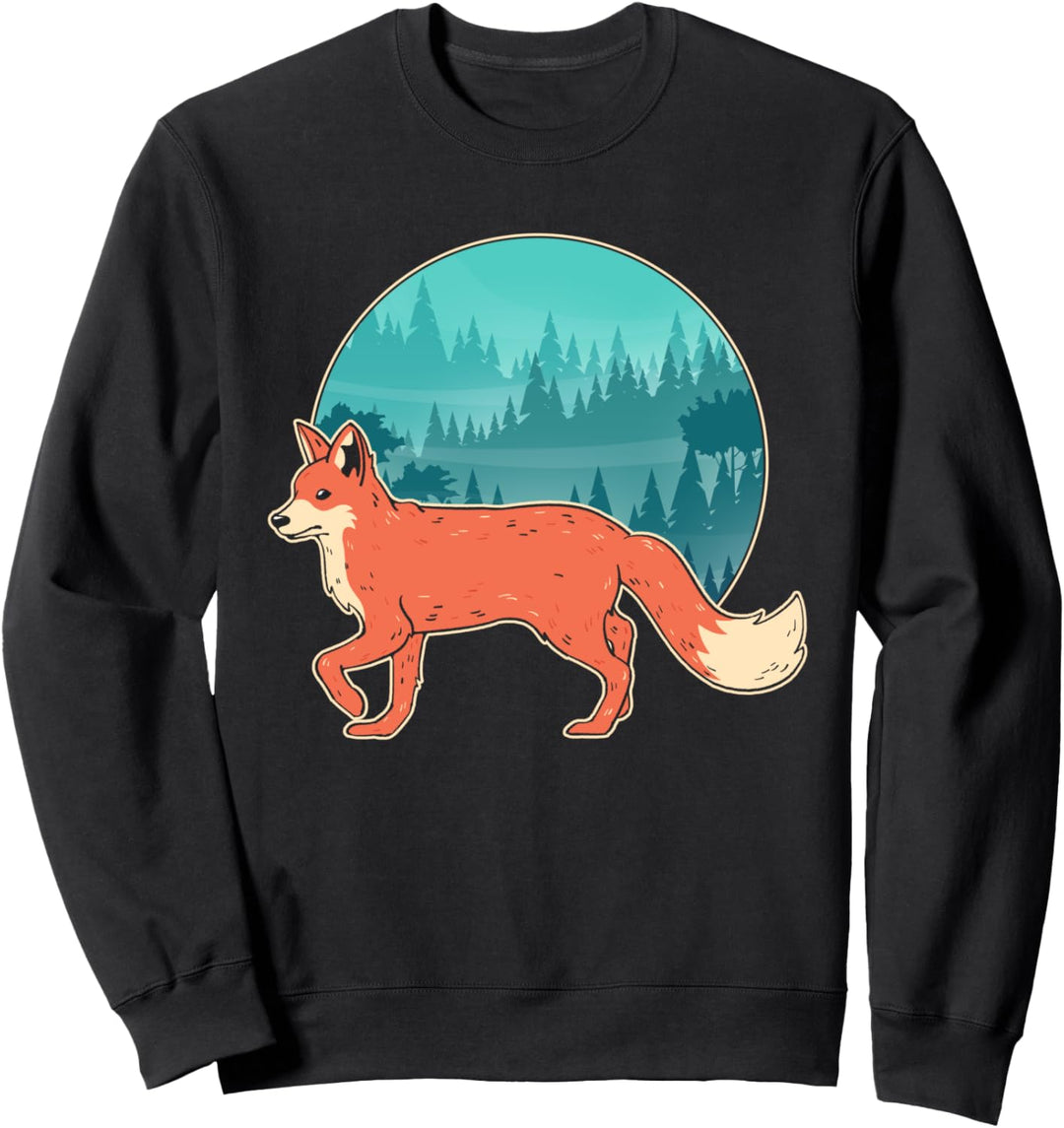 Waldbewohner Tierfreund Natur Tier des Waldes Fuchs Sweatshirt